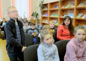 Беседа у тематической выставки «Без срока давности…». /Памяти жертв геноцида/.