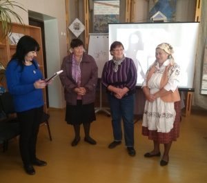 Беседа у тематической выставки «Без срока давности…». /Памяти жертв геноцида/.
