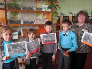 Беседа у тематической выставки «Без срока давности…». /Памяти жертв геноцида/.