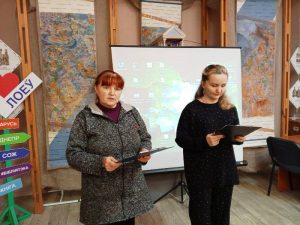 Беседа у тематической выставки «Без срока давности…». /Памяти жертв геноцида/.